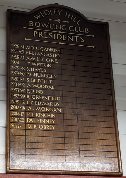 Presidents Board